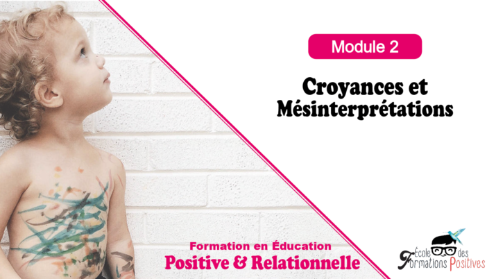 module 2 Elearning en Education Positive et Relationnelle Croyances et mésinterprétations en education